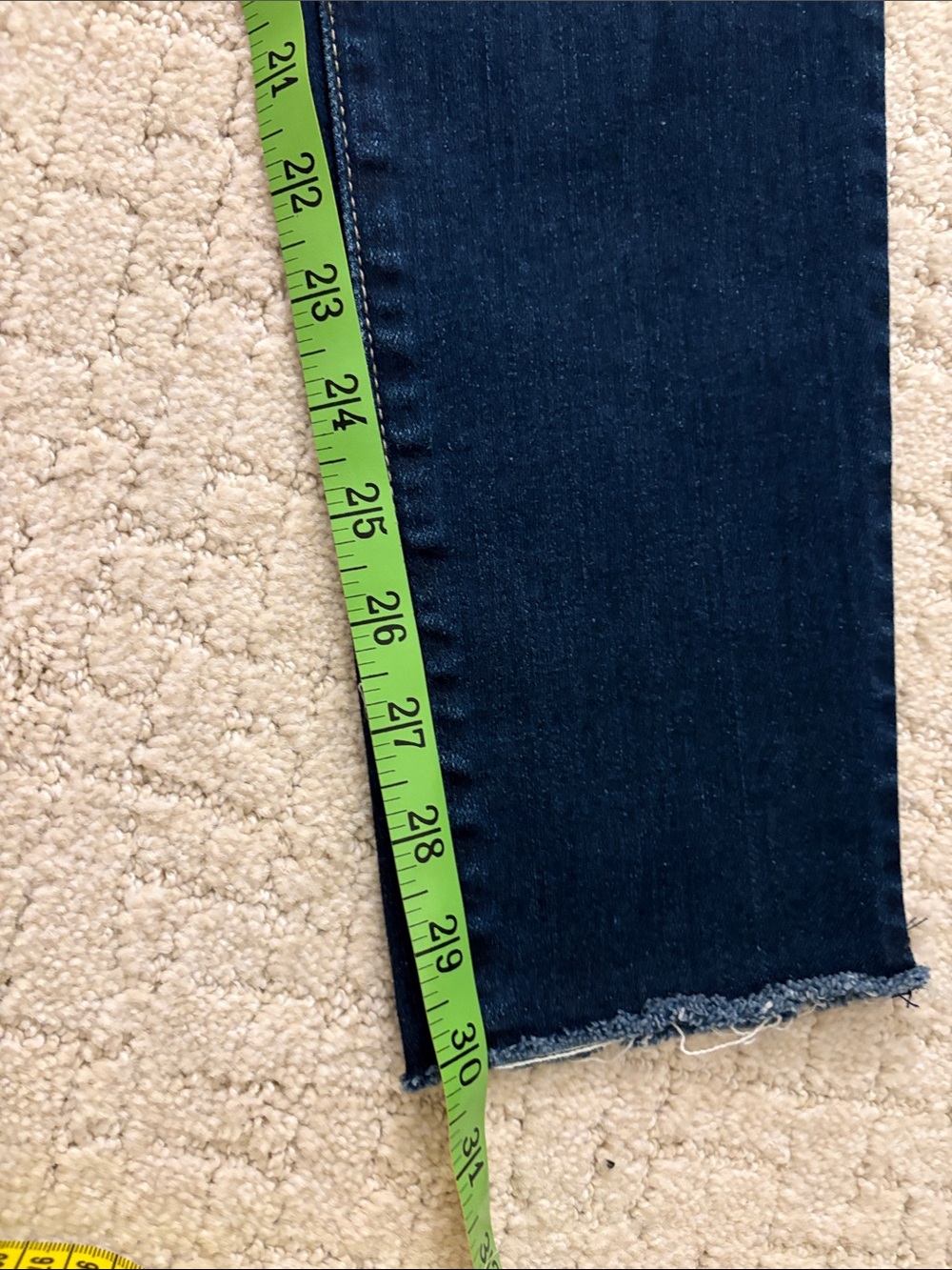 7 For All Mankind Dark Blue Denim Jeans - Picture 6 of 7
